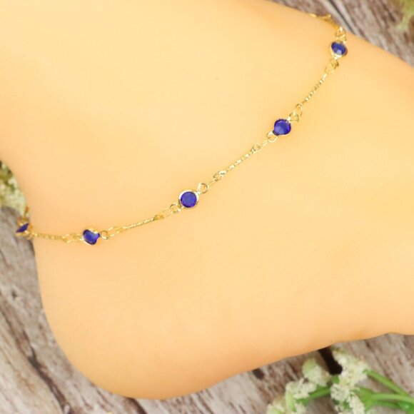 "Dainty Anklet for Women – Elegant Everyday Jewelry & Perfect Gift | MLCRC1271 - Picture 1 of 10